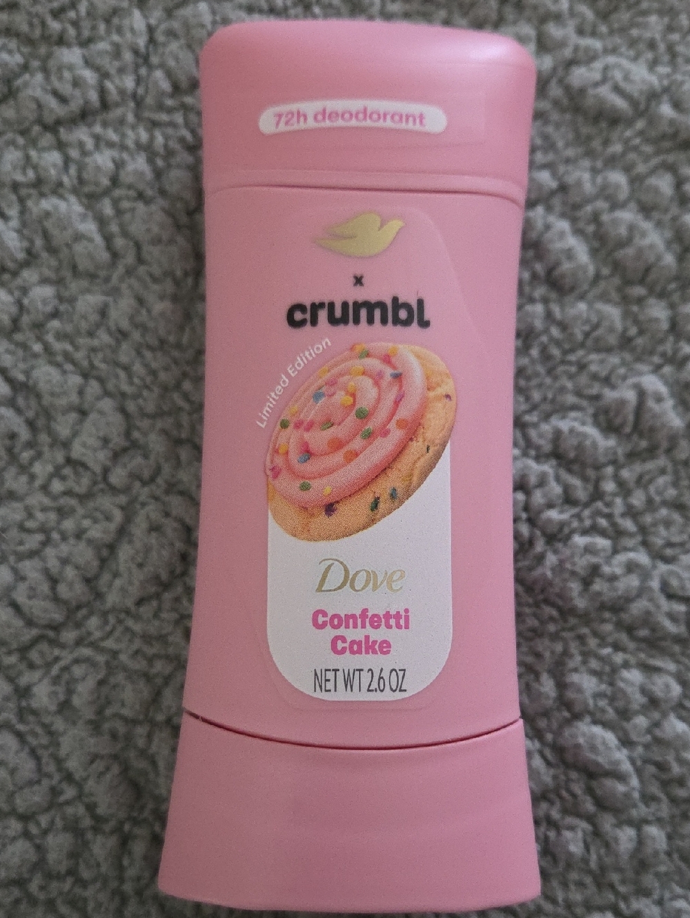 Dove x Crumbl Confetti Cake Pink Deodorant Stick